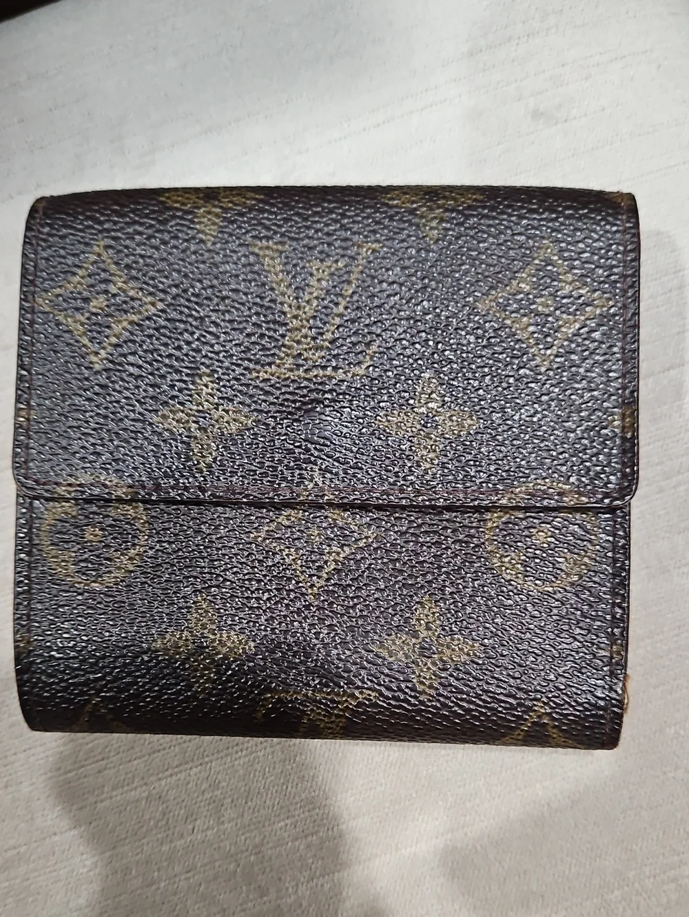 Louis Vuitton Monogram Canvas Compact Wallet - Brown & Tan
